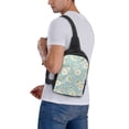 thumbnail image 5 of Rocae Floral Daisy for Lightweight Chest Bag Dual Pocket, Waterproof Crossbody Sling Bag for Men and Women, 5 of 8
