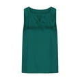 thumbnail image 5 of Diufon Tank Tops for Women Hollow-Out V Neck Sleeveless T-Shirts Summer Casual Solid Color Tees, 5 of 6