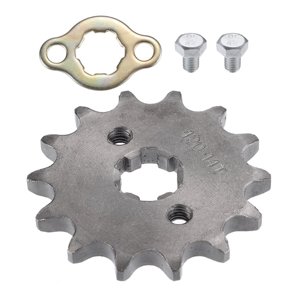 420 Estilo 14t Dientes 17mm Id Motor Frontal Piñón Juego para Motocicleta