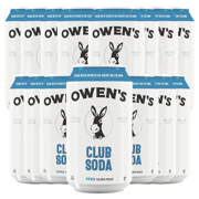 Owen’s Craft Mixers Club Soda HandA with Premium Ingredients Vegan & Gluten-Free Soda Mocktail and Cocktail Mixer