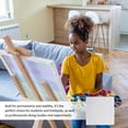 thumbnail image 1 of LOLIPPYY 4Pcs Canvas Panels for Professionals White Square 7.9x7.9in Permanence and Stability, 1 of 5