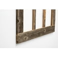 thumbnail image 3 of Rustic Barn Wood Window Pane Shaped Mirror, Homesteader Style 23.5"X33.25" Wooden Farmhouse living room, Hallway, Bedroom, Overmantle Decor. Ocean-Vertical, 3 of 6
