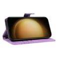 thumbnail image 5 of Allytech Wallet Flip Case for Samsung Galaxy S23 Plus, Retro Luxury PU Leather Shockproof Soft TPU Inner Magnetic Clasp Cover with Card Cash Slots & Kickstand & Wrist Strap for Women Men - Purple, 5 of 10