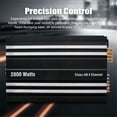 thumbnail image 4 of Car Audio Amplifier Class-AB 4-Channel Car Speaker Amplifier with High-Fidelity Stereo Sound, 2/4 Ohm Support, 4 of 6