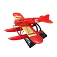 thumbnail image 3 of Avión de metal fundido a presión, hidroavión decorativo de mesa, recuerdo coleccionable, avión acuático para el hogar, estantería, bar o mueble de TV. Estilo C, 3 of 7