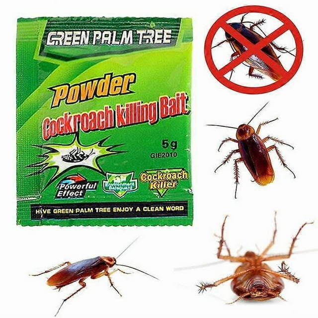 10pcs Effective Killing Cockroach Bait Powder Cockroach Insect Roach Killer Anti Pest Reject Trap Pest Control