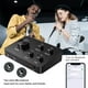 thumbnail image 3 of Rybozen Sistema mezclador de karaoke con micrófono inalámbrico, micrófono inalámbrico de mano dual para karaoke, Smart TV, PC, altavoz, amplificador, iglesia, boda - Compatible con HDMI, entrada/salid, 3 of 5