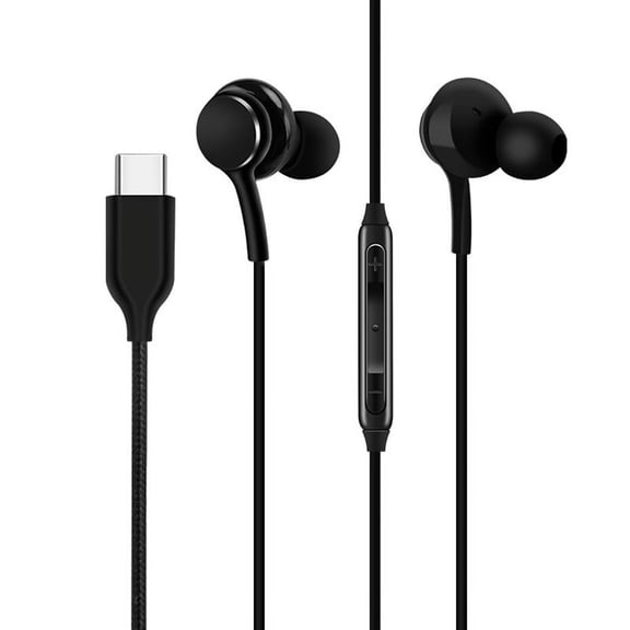 KDJ High-Quality Type C Wired Headphones for Samsung for Galaxy - Compatible with