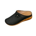 thumbnail image 2 of Bkhluea Women Flower Accent Perforated Mule Shoes Comfortable Slip On Footwear For Office Casual Indoor Outdoor Daily Activities, 2 of 7