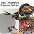 thumbnail image 2 of Shoreew BBQ Grill Mat Prevent Food from Falling Evenly Grilled Non-Stick High Temperature Resistance Easy to Clean Grill Mat, 2 of 7