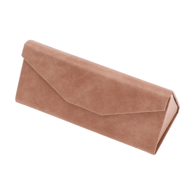 Estuche para Gafas Plegable Triangular Único Bargains Almacenamiento de Gafas Portátil 6.3"x2.76"x0.59" Rosa