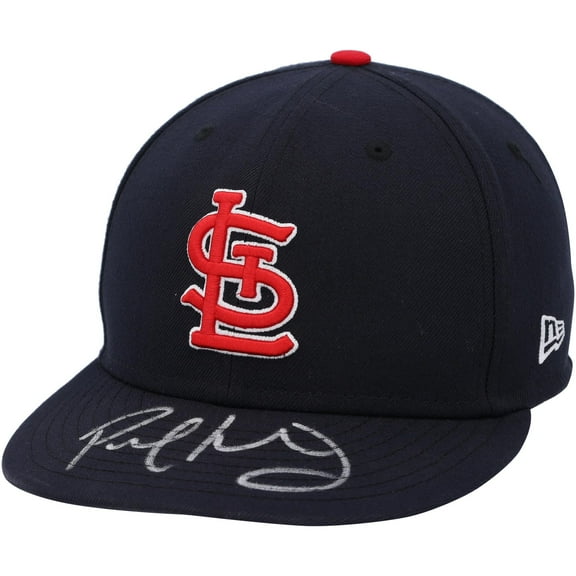 Paul Goldschmidt St. Louis Cardinals Autographed Game-Used Navy Cap from the 2023 MLB Season - Fanatics Authentic Certified