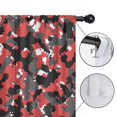 thumbnail image 4 of Blackout Kids Curtains,Red Camo Digital Pixel Pattern Childrens Insulated Curtains Set Of 2,Bedroom Essentials,Toddler Room Decor 42"x63", 4 of 5