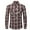Wine, variant on DDAPJ pyju Men's Western Cowboy Work Shirt Clearance Sales,Casual Plaid Flannel Button Down Shirt Long Sleeve Checkered Dress Shirt with Two Pockets