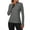 Gray #1, variant on WULMLEO Women's Pullover Quarter Zip Sweatshirt Thermal Shirts Long Sleeve Athletic Tops Gray S