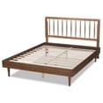 thumbnail image 5 of Baxton Studio Sora Ash Walnut Finished Wood King Size Platform Bed, 5 of 10