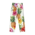 thumbnail image 5 of Balery Men'S Hawaiian Pineappl Pants,Sleepwear Pants,Pajama Pants,Pj Bottoms Drawstring And Pockets-Small, 5 of 9