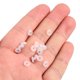 thumbnail image 4 of 80 tapones de silicona transparente para usar solos o con clip espaciador para pulseras de cadena de serpiente., 4 of 6