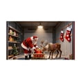 thumbnail image 2 of Christmas Garage Door Cover Decorations Large Garage Cover Holiday Decorative Door Banner Santa Claus Backdrop for Xmas Indoor Outdoor Decor(7 x 16 ft), 2 of 7
