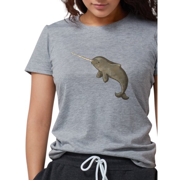 CafePress - Narwhal T Shirt - Womens Tri-blend T-Shirt
