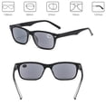 thumbnail image 2 of Gray Tinted Reading Glasses Sunglasses Readers Rectangle Spring Hinges 1.0~4.0, 2 of 3