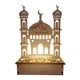 thumbnail image 1 of Luz de noche LED de madera para decoraciones de Eid, portátil y festiva, adorno de mesa, encanto de Ramadán, 1 of 8