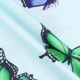 thumbnail image 7 of Female Fashion V Neck Butterfly Print Short Sleeve Jumpsuit Bodysuit Sleepwear, 7 of 7