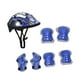 thumbnail image 5 of Casco de bicicleta para niños, casco de patineta, casco de bicicleta deportivo con protectores de muñecas para Negro Azul, 5 of 9