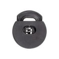 thumbnail image 1 of Circle Cord Lock with 6mm Hole by Paracord Planet - Black - Spring-Loaded - Multiple Pack Options, 1 of 5