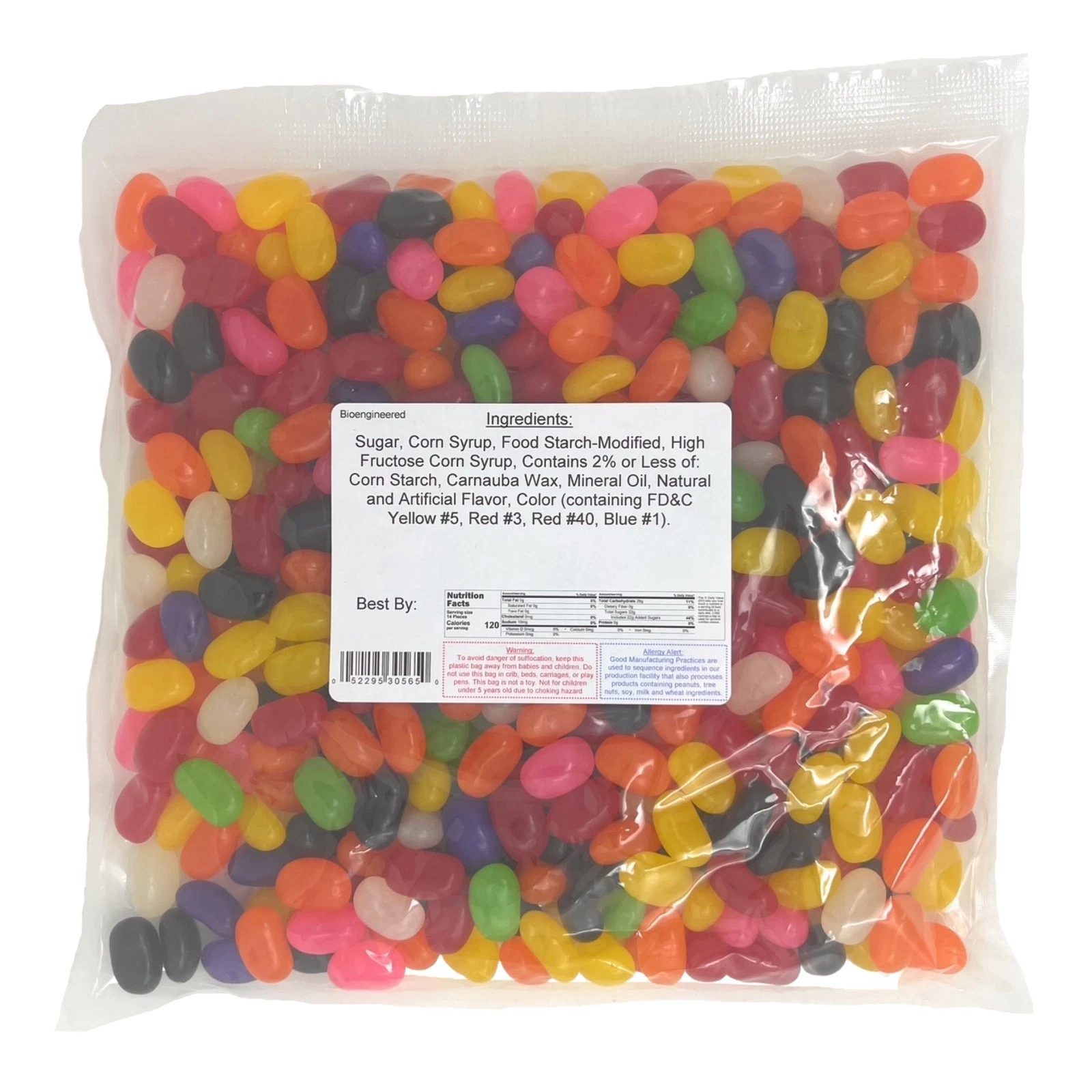 YANKEETRADERS® Brand Assorted Flavored Jelly Beans, 2 lb. Bag