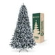 thumbnail image 1 of Árbol de Navidad Frondoso con Ramas Escarchadas, Pino Navideño Esquimal (Verde Oscuro Nevado, 1.80 m), 1 of 6