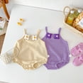 thumbnail image 6 of LYMAYTER ‌Infant Baby Girl Cotton Onesies Sleeveless Tank Top for 3-24M Bodysuit Pack‌ 1PCS, 6 of 8