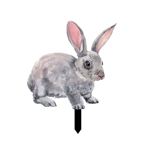 TIELUTT Décorations de Jardin de Pâques Oeuf de Pâques Lapin Insert de Sol Décoration Métal Hommes Supports de Drapeau de Jardin pour Extérieur 12x18 Drapeau de Jardin de Pâques Métal de Jardin 9 Gauge Lumières de Sol Extérieures à Énergie Solaire