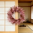 thumbnail image 4 of 22 in Valentines Day Wreath for Front Door, Valentine's Day Door Wreath with Pink and Red Berries for Wall Indoor Decoration,Artificial Berry Wreath for Valentine's Day Anniversary Wedding Home Decor, 4 of 8