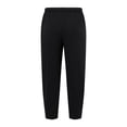 thumbnail image 5 of JTieacloth Mens Big and Tall Pants Mens Casual Patchwork Plus Size Pocket Skin Full Length Sports Pants Black, 5 of 5