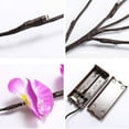 thumbnail image 4 of 2 Pack Led Orchid Branch Light Phalaenopsis Twig Lamp Artificial Butterfly Orchid Bouquet Battery Operated for Home Vase Decoration（Purple）, 4 of 5