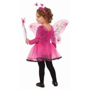 pink fairy wings and wand