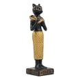 thumbnail image 4 of Ebros Egyptian Classical Deities Miniature Figurine Gods Of Egypt Dollhouse Miniature Statue Legends Of Ancient Egypt Educational Sculpture Collectible (Bastet Goddess Of The Home Human Form), 4 of 4