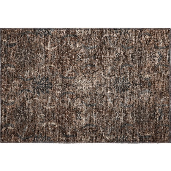 Dalyn Rugs Premium Machine Washable Mayfield AMF1082 Fudge 1'8" x 2'6" Rug