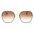 thumbnail image 2 of Chloe CH0146S 003 Women's Gold Butterfly Full Rim Frame Sunglasses, 2 of 2