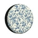 thumbnail image 1 of Balery Vintage Blue Floral Cubiertas para Neumáticos - Protector Resistente para Neumáticos de Camioneta, SUV, Remolque, Camper y RV-14 inch, 1 of 6