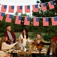 thumbnail image 3 of USA Flag Banner Mini Flags for Celebrations School Functions Sporting Events and Festive Occasions Ideal for Patriotic Decorations, 3 of 6
