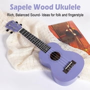 AODSK 23 Concert Ukulele Kit with Gig Bag, Strap, Extra Strings, Picks, Online Lesson, Ukelele Adult Beginner Series AUC-P06