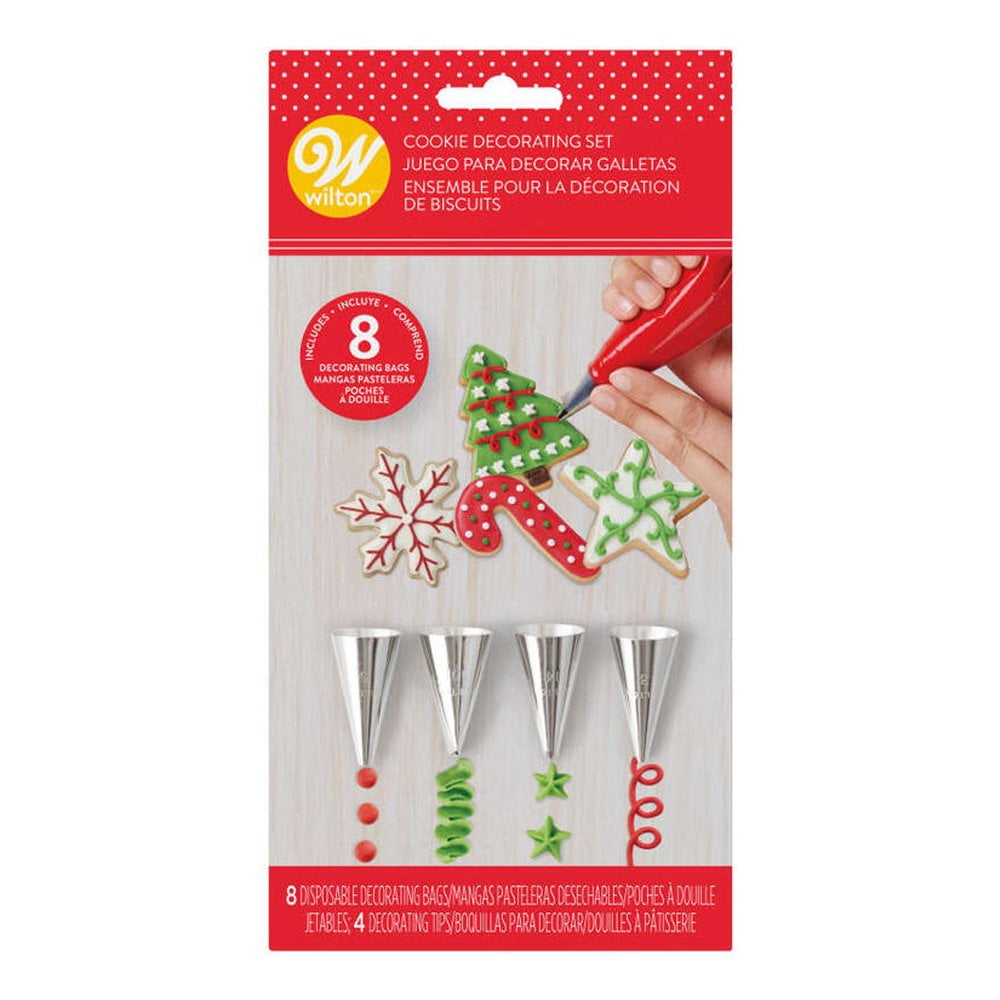 Wilton Holiday Cookie Decorating Set, 12-Piece