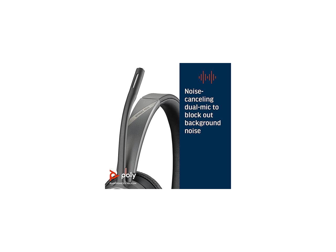 Poly Voyager 4310-M UC Bluetooth Wireless Headset with Charging Stand - 8G104AA