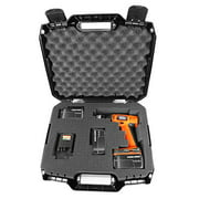 Casematix Drill Case Compatible with Black and Decker Cordless Drills or Drivers Model Ldx120 20 Volt, Ld120va, Bdcd120va, Bdcdmt120, Bdcdd220c and Accessories