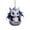 A, variant on Cute Blue And White Porcelain Egg Decorative Hanging Ornament Interior Home Holiday Acrylic Art Piece