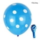 thumbnail image 2 of Toystoory 100 piezas de globos de lunares, globo de punto de onda redonda de látex, arreglo de atmósfera, accesorios de fotografía para Kits de decoración para fiestas Punto azul oscuro/blanco, 2 of 6