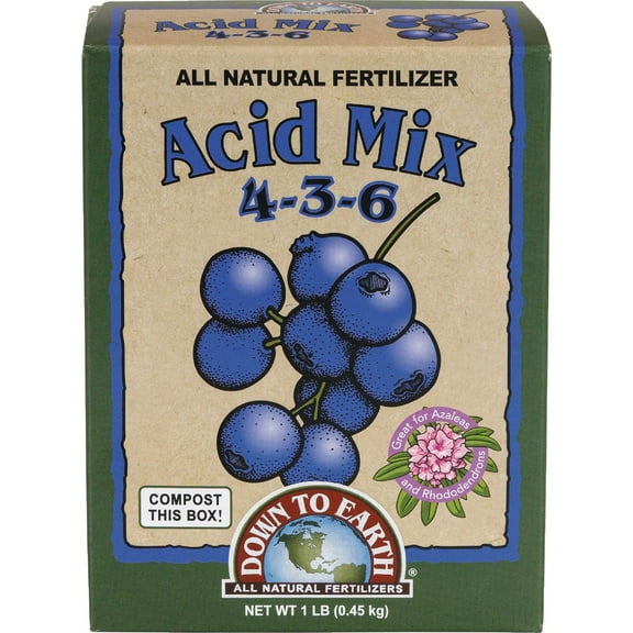 Down to Earth All Natural Acid Mix Fertilizer 4-3-6, 5 lb
