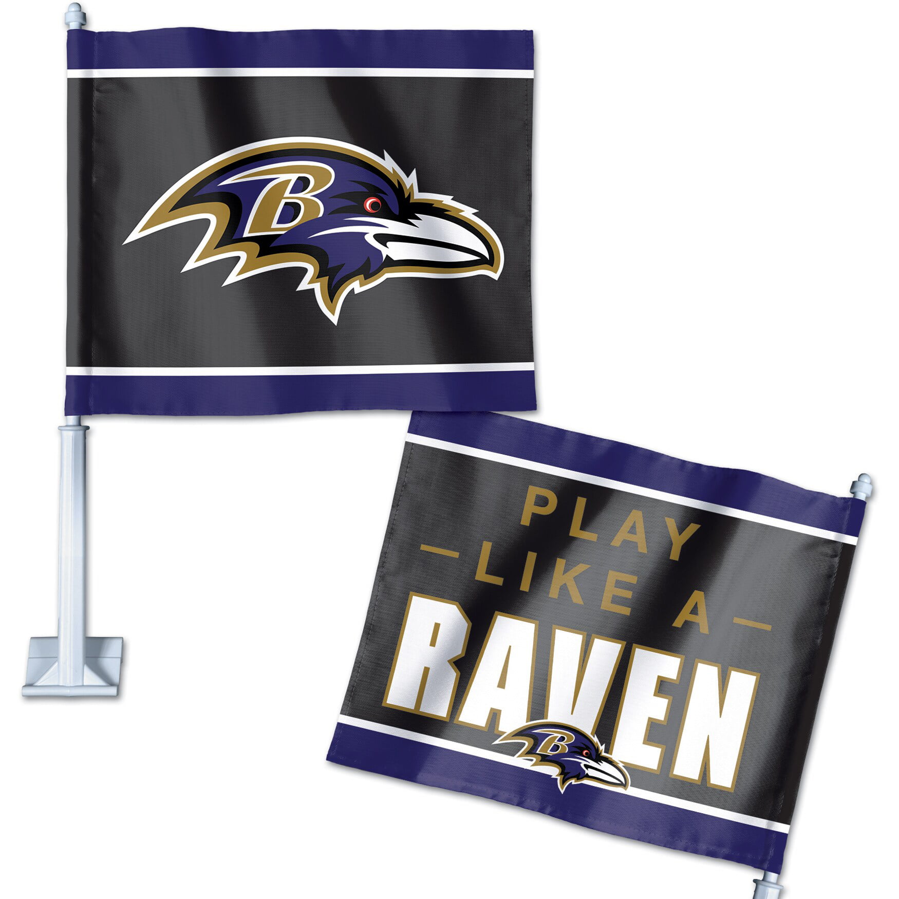 Baltimore Ravens Double Sided Car Window Light Up Player 